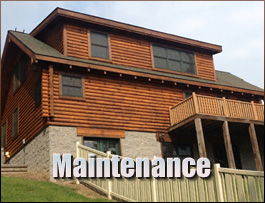  Pikeville, North Carolina Log Home Maintenance